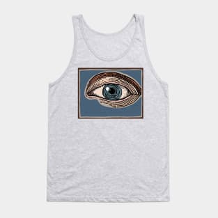 Engraved Eye Study in Color Tank Top